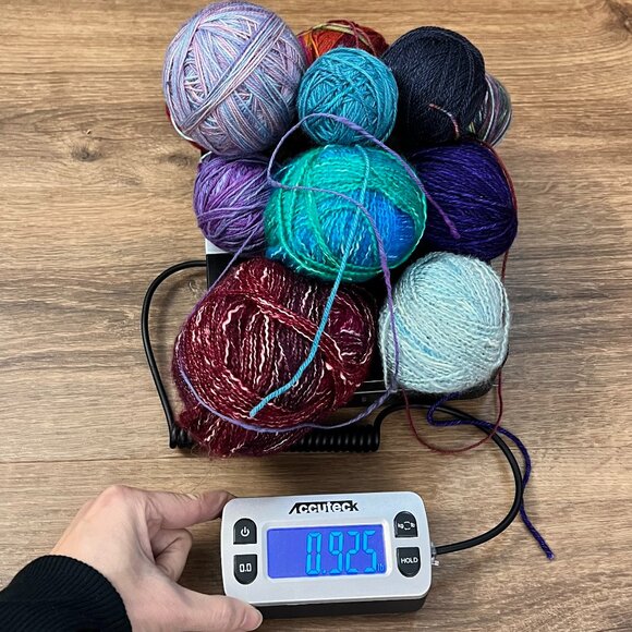 Natural Fiber Hand-Spun Hand Dyed Yarn Remnant Lot - Picture 14 of 16